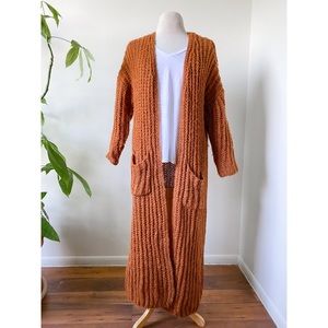 Longline Knit Cardigan